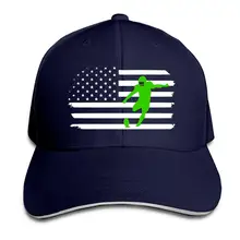 Футбольная Кепка с американским флагом, унисекс, Классическая Кепка с регулируемой застёжкой-липучкой