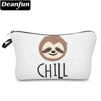 

Deanfun Printing Sloth Cosmetic Bag Small Soft Makeup Bag Waterproof Women Organizer 52011