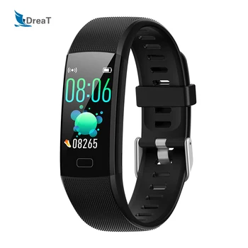 

Dreat Fitness Tracker HR Activity Tracker Heart Rate Monitor IP67 Waterproof Smart Band Step Counter Sleep Monitor for Kids Men