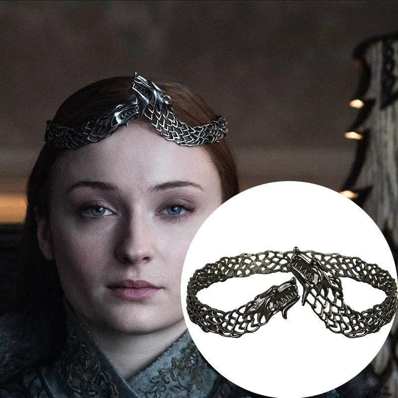 Аксессуары для волос из фильма Sansa Корона Старка королева аксессуары косплея |