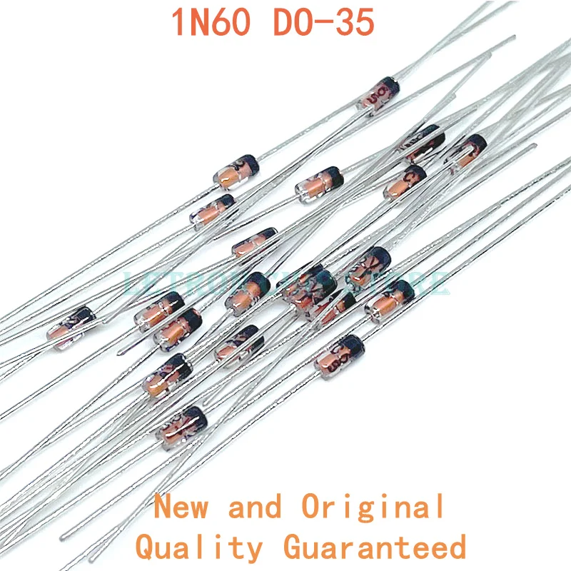 100PCS NEW 1N60 1N60P Diode DO-35 Schottky Barrier Diode IC 