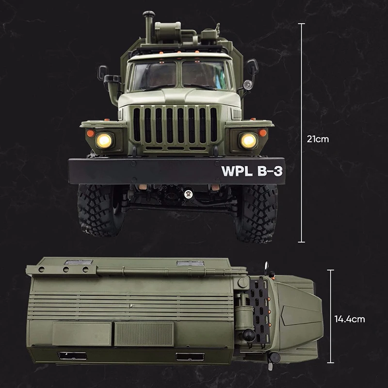 WPL B36 1/16 военный автомобиль с дистанционным управлением 6