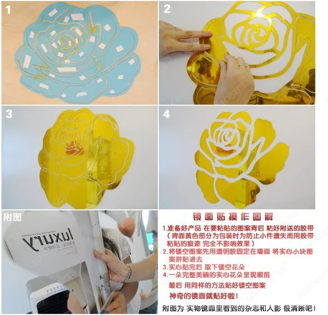 Рекомендуется крутые DIY креативные акриловые украшения для дома гостиная немой акриловая Настенная Наклейка на стену в форме часов
