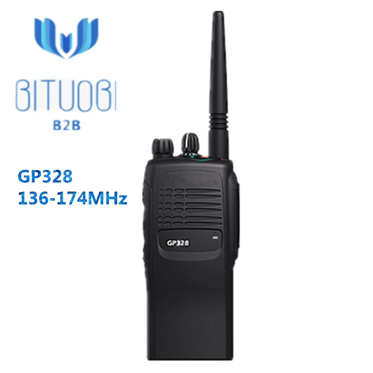 Отремонтированный GP328 батарея взрыв VHF UHF Betriebsfunk аналоговое радио 136-174 МГц 450-527 МГц рация с 16 каналов