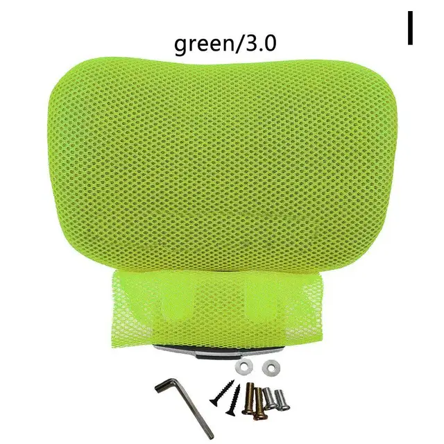 2.2/2.6/3 Computer Lift Chair Neck Protection Pillow Headrest Adjustable For Office Headrest Swivel Chair Accessories For Chair 3.0-Green
