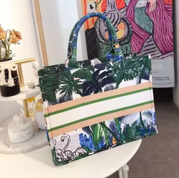 

Do120 36x28cm Sale Luxury Handbags Women Bags Fashion Large Capicaty Canvas Shopping Travel Bag Laides Hand Bags For Woman Sac