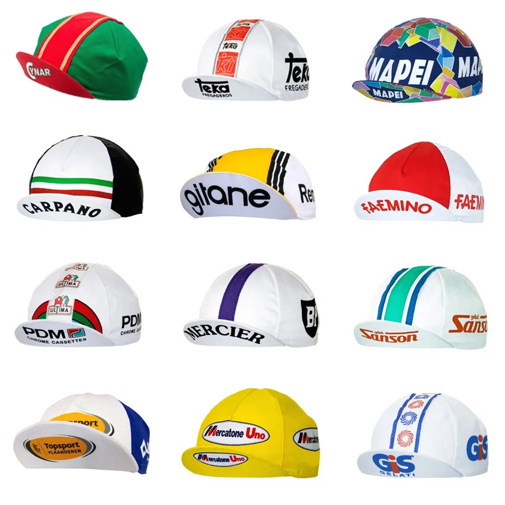Классические велосипедные шапки дышащие свободного размера эластичные для