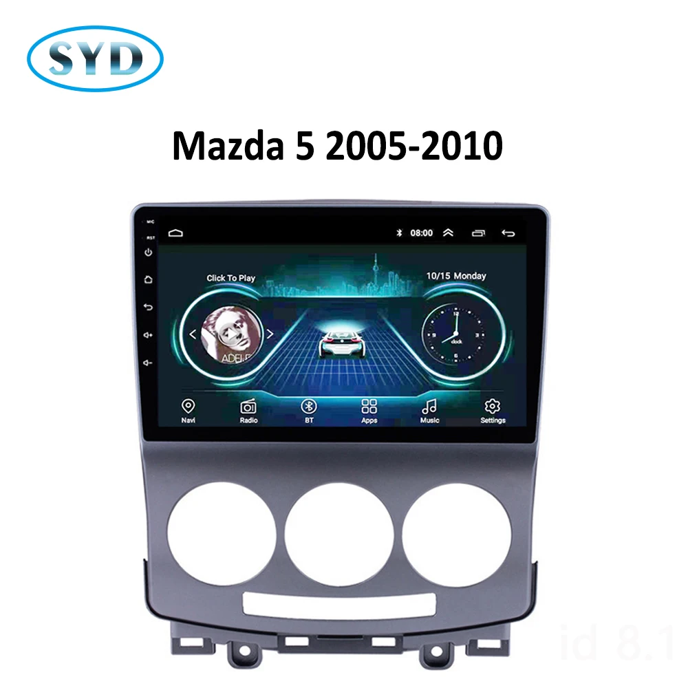 

Android 8.1 Car radio For Old Mazda 5 Multimedia Player 2005 2006 2007-2010 GPS Navigation Video Audio iPhone Carplay SWC FM TV