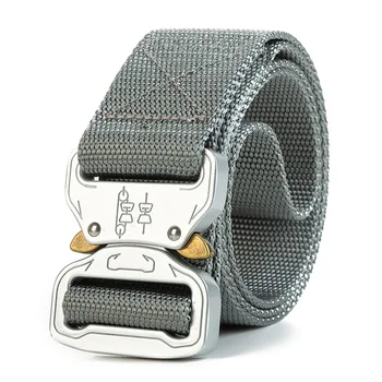 

TJ-Tianjun New Leather Belts 3.8cm Girdle Waistband Cobra Inserts Men's Outdoor Tactical Belts Nylon Casual Canvas Belt C17