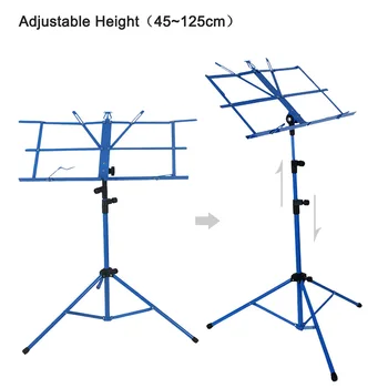 

Hot New Hot Sale ightweight Sheet Music Metal Stand Holder Folding Foldable with Waterproof Carry Bag