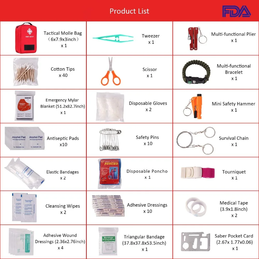 Günstige Außen Erste hilfe Kit Tasche Tragbare Reise Medizin Notfall Kit Taschen Medizin Kit Pouch Fall für Reise Wandern Jagd