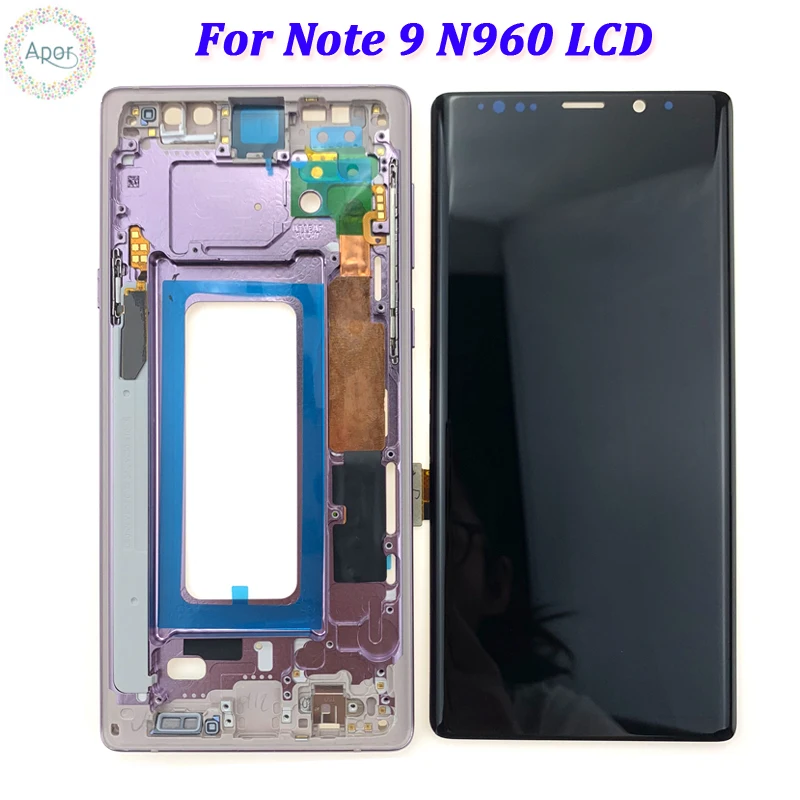 Для samsung Galaxy Note 9 N960 ЖК дисплей с сенсорным экраном дигитайзер в сборе 6 4 &quotдля N960F