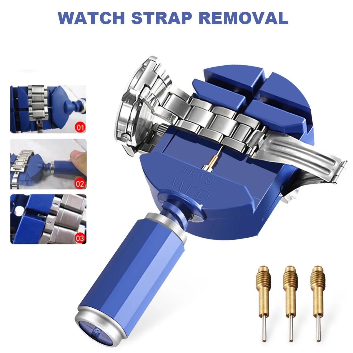 

28mm Watch Link for Band Slit Strap Bracelet Chain Pin Remover Adjuster Repair Tool Kit