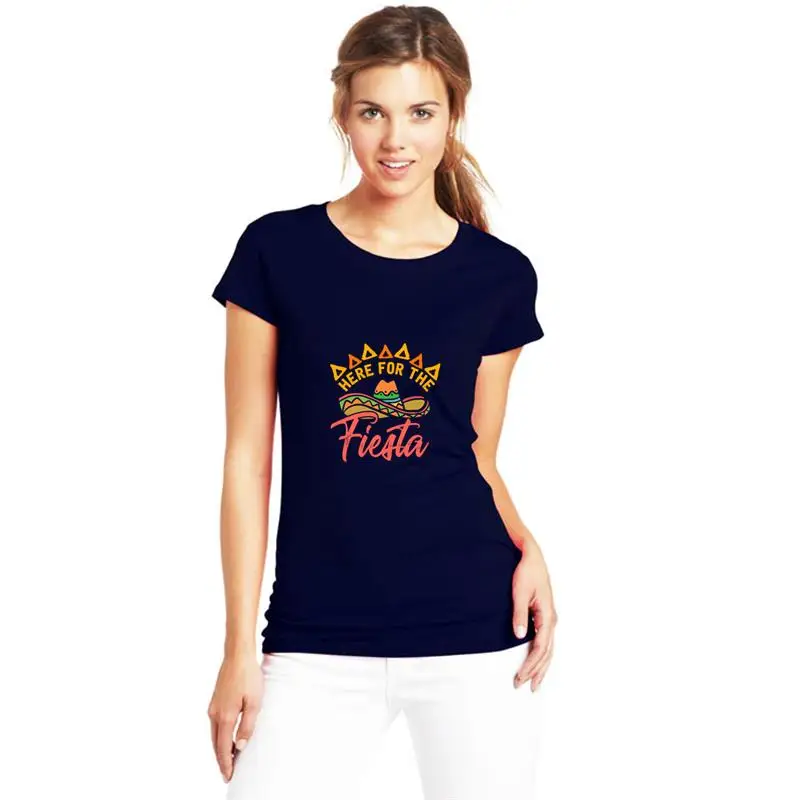 

Funny Here For The Fiesta Gift Mexican Party Fun Drink tshirt s-73xl Comfortable simpsons Unique gents t-shirts