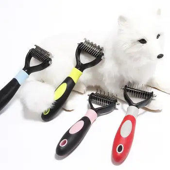 

Combs Dog Hair Remover Cat Brush Grooming Tools Pet Detachable Clipper Attachment Pet Trimmer Combs Supply Furmins for Cat Dog