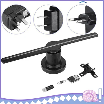 

3D LED Wifi Advertising Hologram Projector Fan Hologram Holographic Display Player Advertising with SD Wifi