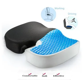 Ergonomic Gel Orthopedic Memory Foam Cushion U Coccyx Travel Seat Massage For Car Office Chair Protect Healthy Sitting Breathable Pillows 1