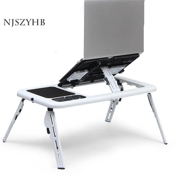 

High-quality foldable laptop USB cooling fan bracket adjustable height standing bed laptop desk study desk laptop desk