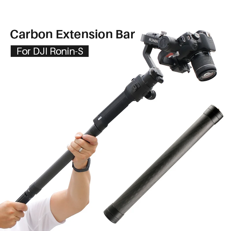 Carbon Fiber Extend Rod Pole Stick for Dji Ronin S Crane V2 2 Plus Feiyu G6 G5 AK4000 A2000 Moza Air 2 Telescopic Handheld Bar