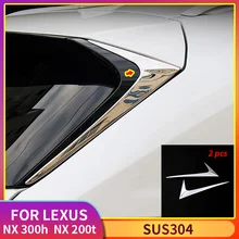 

For Lexus 2015 nx 300h NX 200t Car Rear Spoiler Trim Rear Window Corner Trim Cover Accessories for Cars Styling Modification