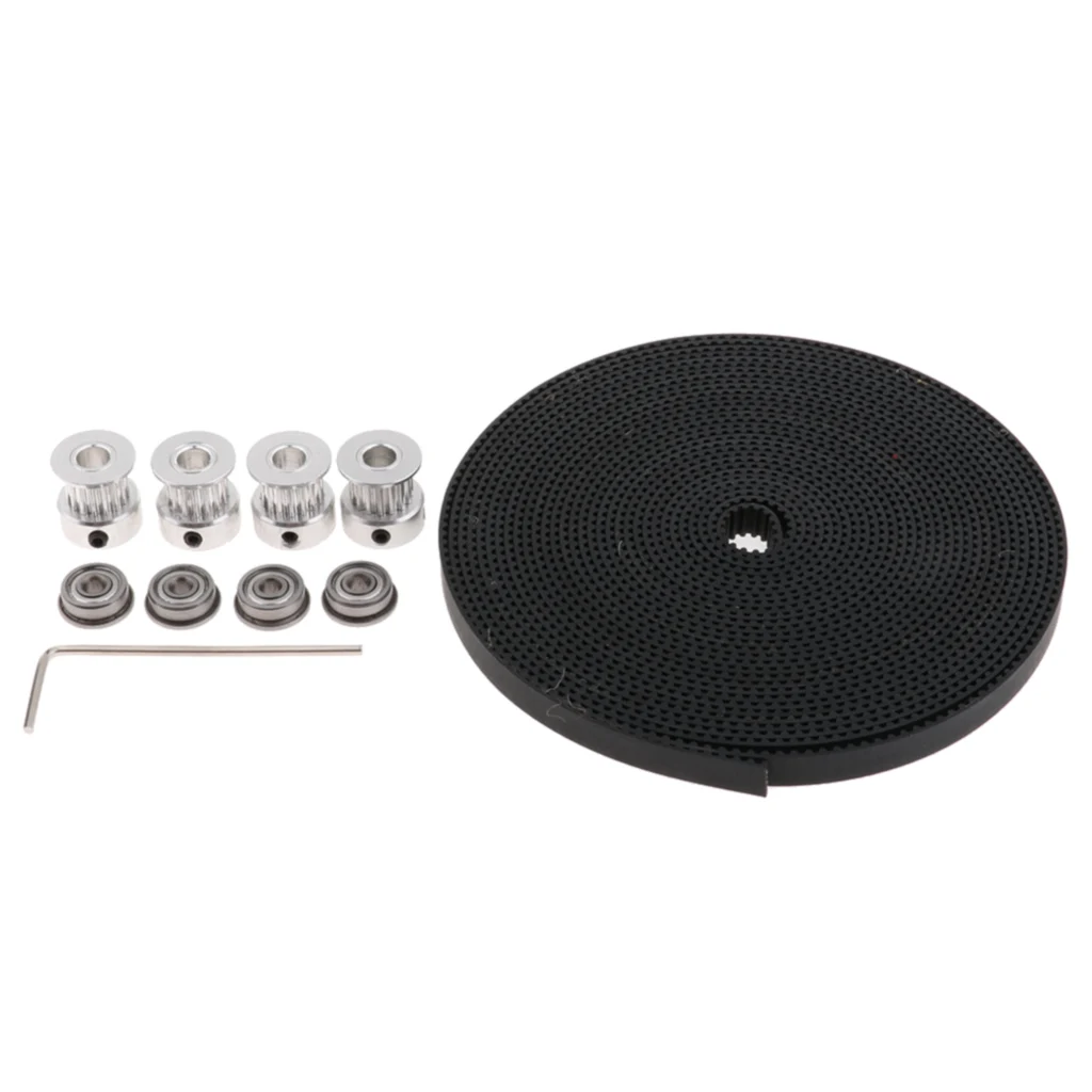 16 Teeth Timing Pulley Bore 5mm Width 6mm 2GT Synchronous Belt 3D Printer