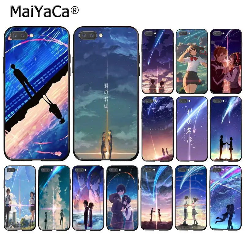 MaiYaCa кимононава ваше имя японский аниме чехол для телефона Huawei Honor 8X 9 10 20 Lite 7A 8A 5A 7C