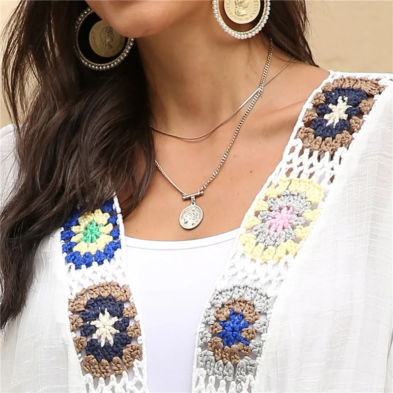 Cardigan Beach Cover Up for Women 2020 Summer Sortie De Plage Femme Beachwear Robe Crochet Bikini Dresses Long Beach Dress NEW