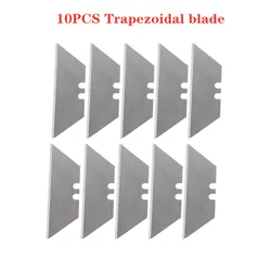 Lâminas de corte trapezoidal, máquina de corte para tapete, ferramentas substituíveis, lâmina especial em forma de t, 10 peças