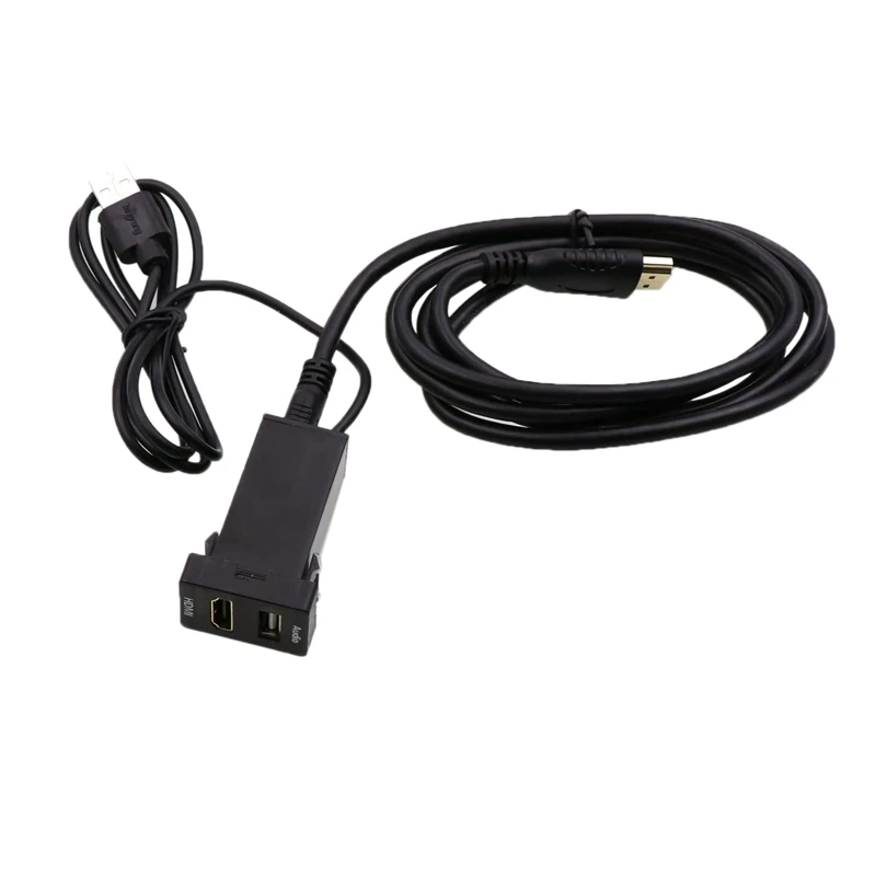 Автомобильное зарядное устройство с аудиовходом USB и разъемом HDMI для TOYOTA Camry Corolla