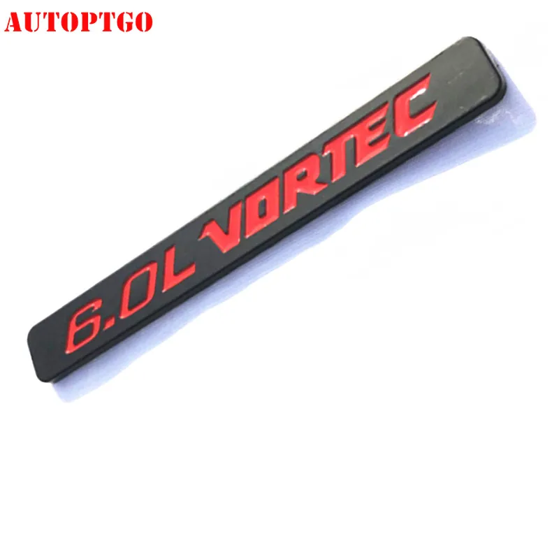 Автомобильный Стайлинг кузова дверь багажника 6.0L VORTEC логотип эмблема значок наклейка для Chevy Chevrolet Sierra Silverado GMC