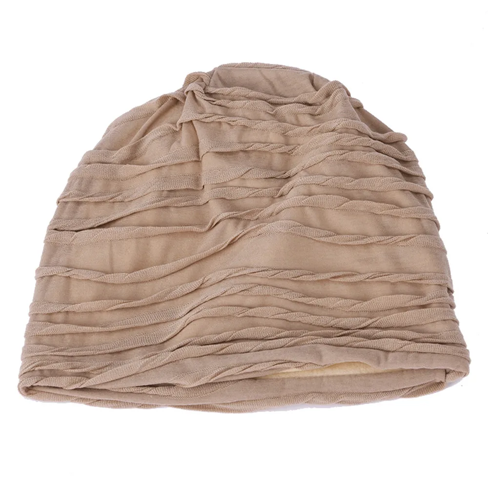 Женская и мужская зимняя Лыжная шапочка шапка бини muts כביcotton Cotton капот из хлопка, однотонная вязаная шапка, зимние Бархатные толстые теплые наушники, черепа# H