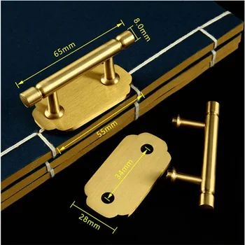 

New Cabinet Handles Brass Cabinet Knobs Chest Handle Drawer Pulls Furniture Door Bar Kitchen Cabinet Knob