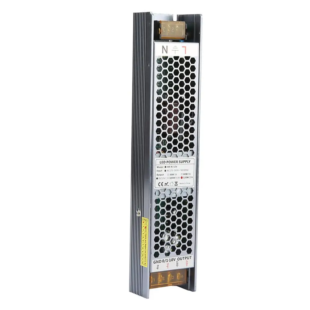 Топ трансформаторы систем освещения 12V 10A 120W светодиодный Диммируемый драйвер затемнения Питание трансформатор