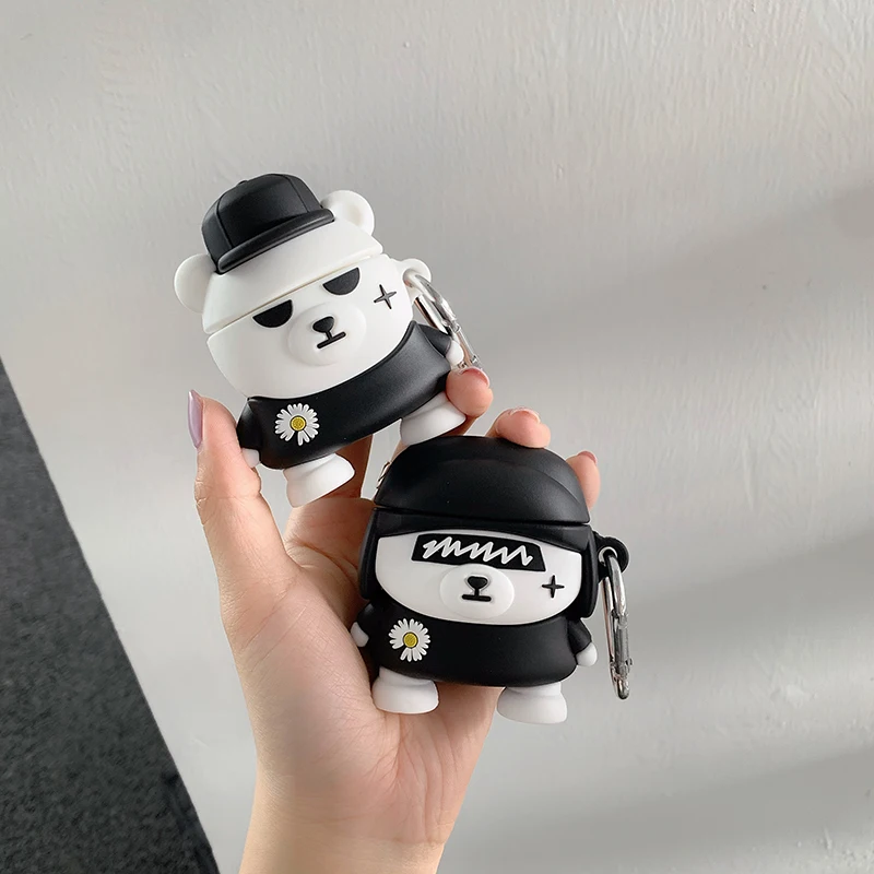 Бренд Дейзи классный медведь шрам 3D чехол для переноски 1 2 зарядным устройством