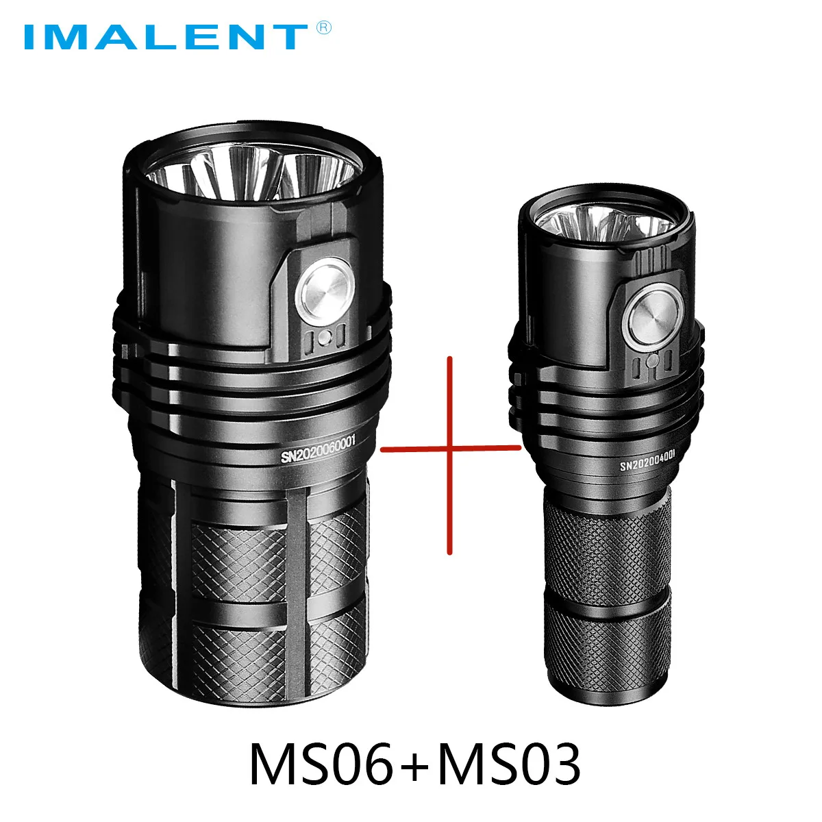 IMALENT MS06+MS03 Professional Convoy Flashlight Rechargeable 6 Mode 25000LM CREE XHP Led Lamp Super Bright Lantern Batteries | Лампы и