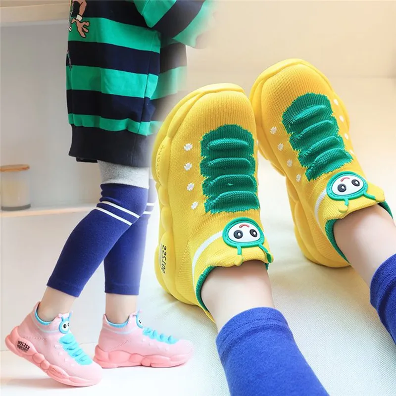 kids shoes Girls Boys Sport Stretch Mesh Shoes Cartoon Infant Kids Baby Running Sneakers sapato infantil  #4S30 (11)