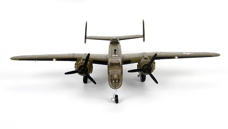 Te er bo 1: 72 Америка B25 модель самолета Модель B25 бомбардировщик сплав Второй мировой войны модель военный Декор