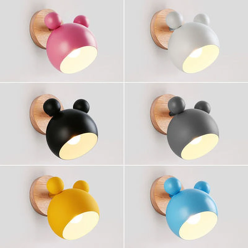 북유럽 E27 LED 벽 램프 갓 sconces 조명 실내 조명 홈 장식 머리맡 침실 거실 주방
