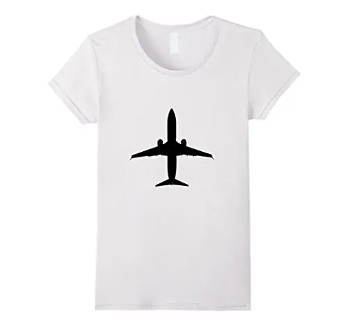 

Airplane T Shirt Pilot Flight Travel Airport Security Runway 100% Cotton High Quality Woman For Lady Hip Hop T Shirt Women