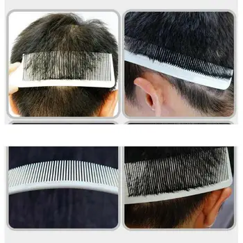 

Professional Curved Comb Shaver Hair Clipper Cutting Barber Anti-static Hair Comb Cutting Flat Hairdressing Brush Barber T5C6