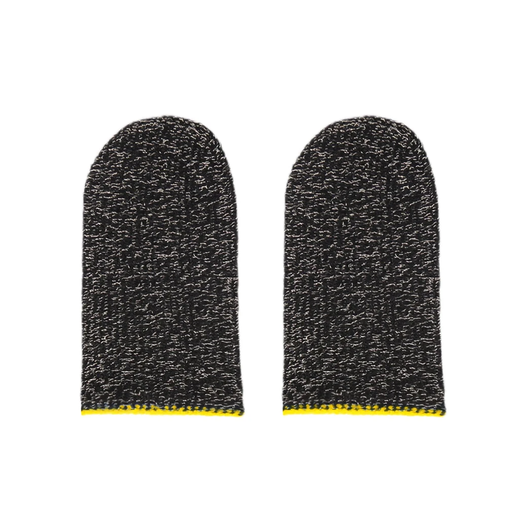 1pair Finger Cover Game Controller for PUBG Sweat Proof Sensitive Sweatproof Touch Screen Gaming Finger Thumb Sleeve Glove