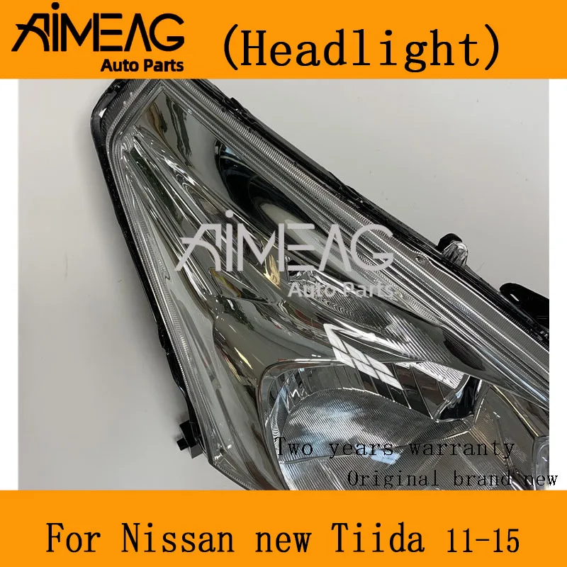Сделано для Nissan 11-15 Новые Tiida фары полусборки передние фары передние и задние комбинированные фары
