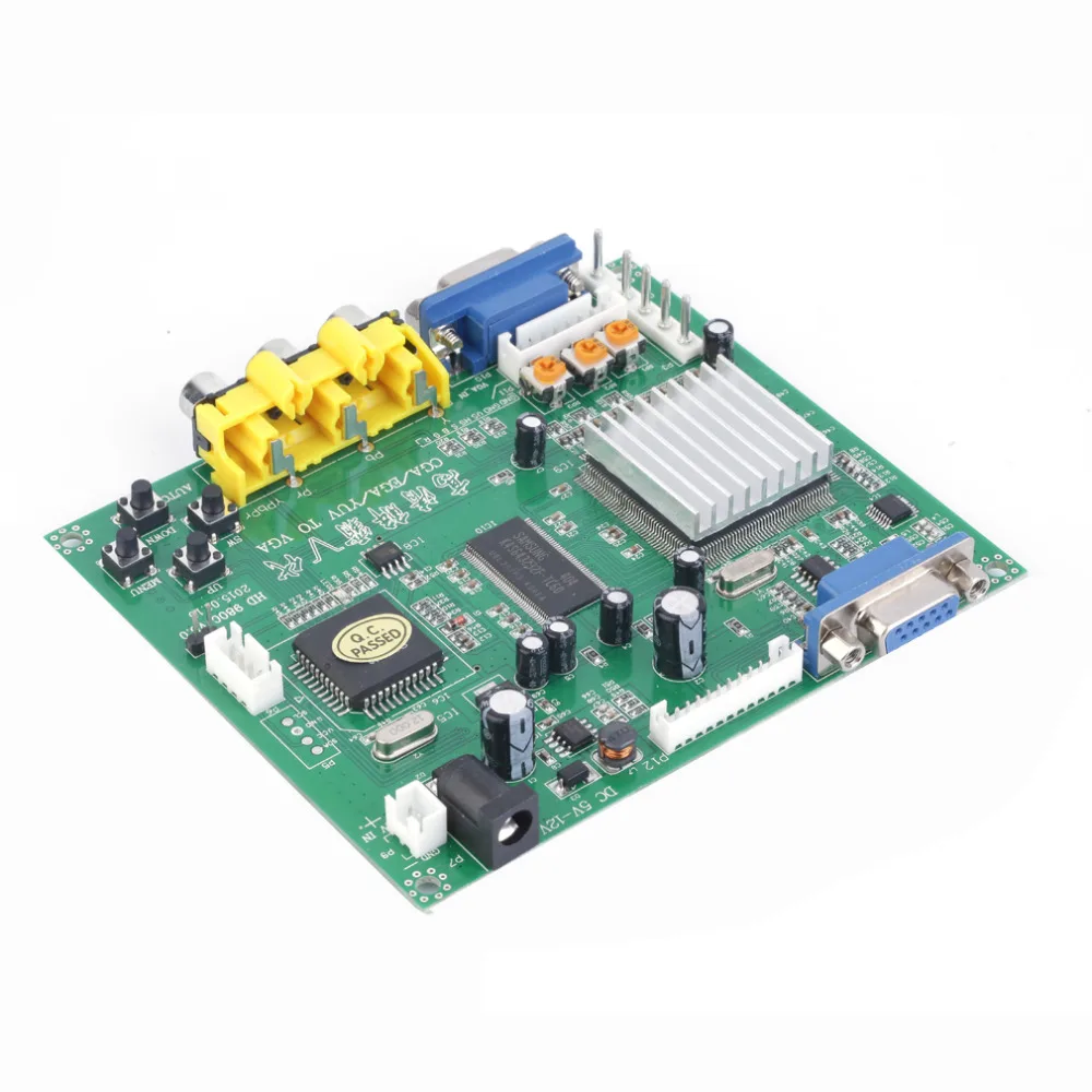 1 компл. RGB CGA EGA YUV К VGA HD видео конвертер доска HD9800 GBS8200