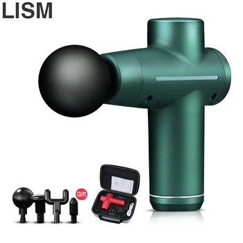 

mini pressure Massage gun Deep Muscle relaxation relief the pain Full body masseur Neck back Muscle training electric Fascia Gun