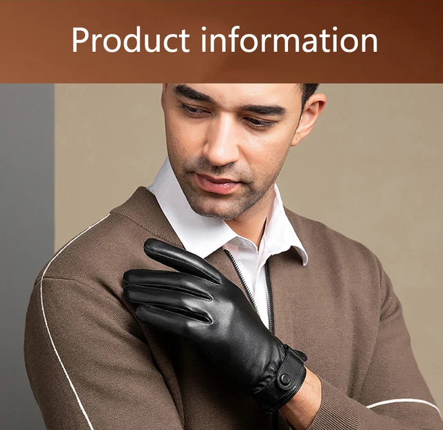 Nuovi Guanti In Pelle Di Daino Guanti Da Uomo In