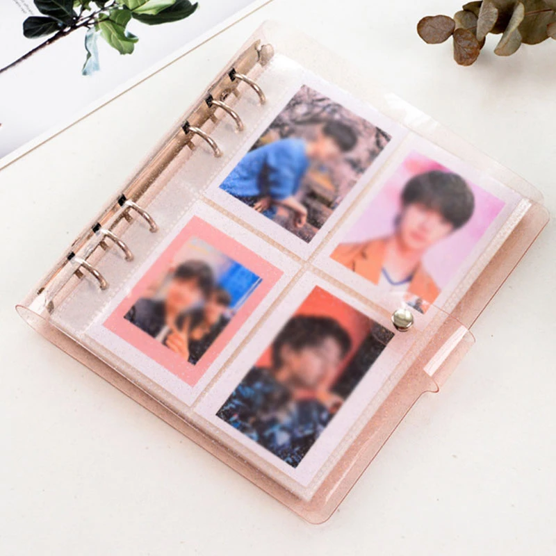 100 Pockets small photo album 3/5 inches Home Picture Case Storage Name Card Book Photo Album Card Photocard Name ID Holder