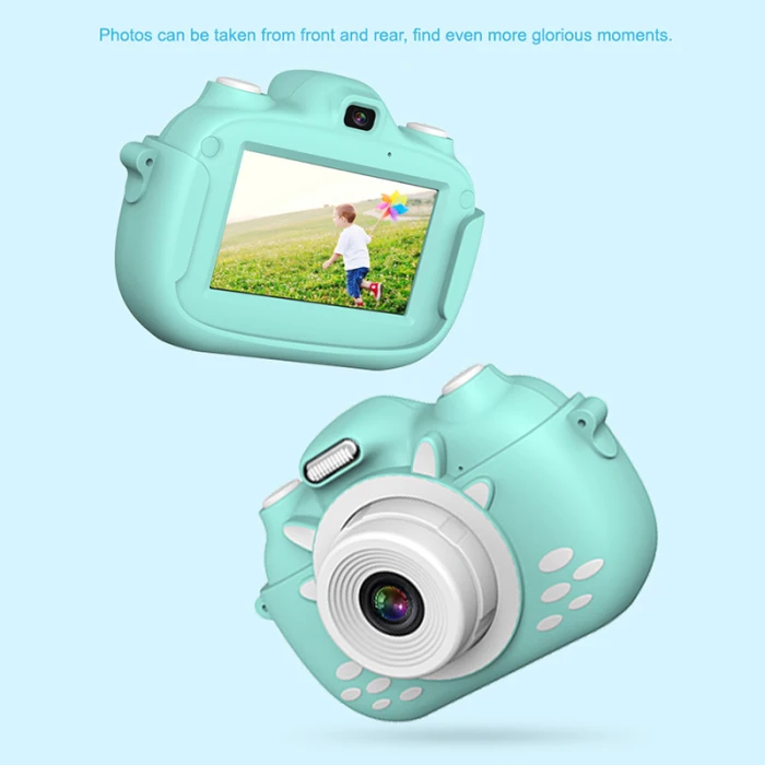 Digital Kids Camera 3Inch TouchScreen Dual Lens Cartoon Photography Birthday Gift LSMK99