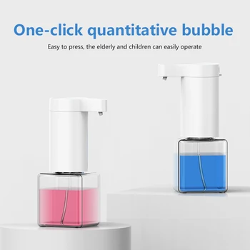 

Automatic Soap Dispenser 250ML USB Charge Button Form Soap Dispenser Sterilization Disinfection For Bathroom Kitchen Office