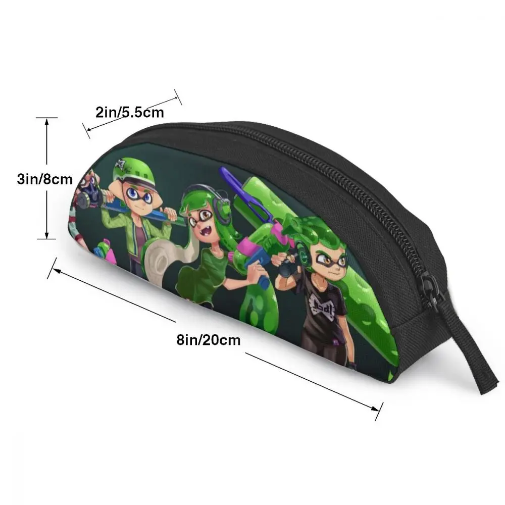 WHEREISART Splatoon 2 пенал для девочек и мальчиков пенал большие пеналы школьные принадлежности канцелярские принадлежности макияж мешок на заказ