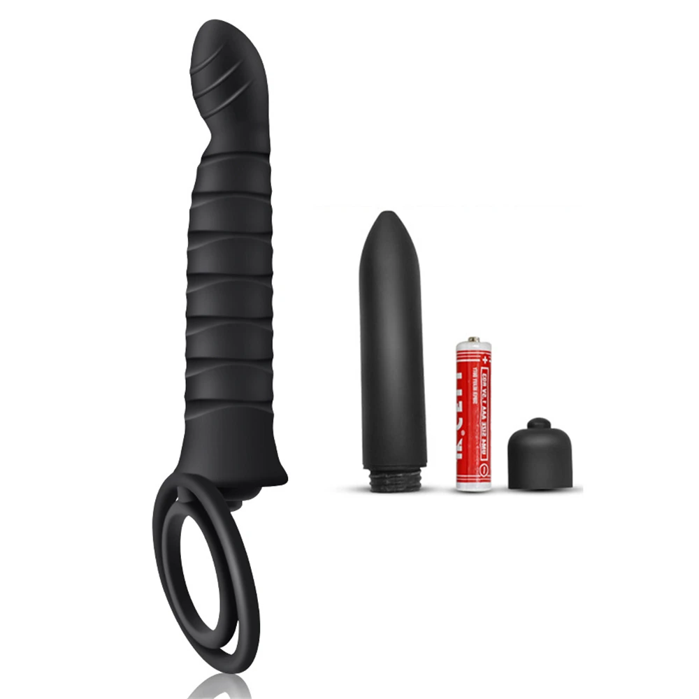 Double Penetration Strap on Anal Vibrator For Couples Dildo Vibrator Anal Plug G Spot Vibrator Intimate Adult Sex Toys for Woman